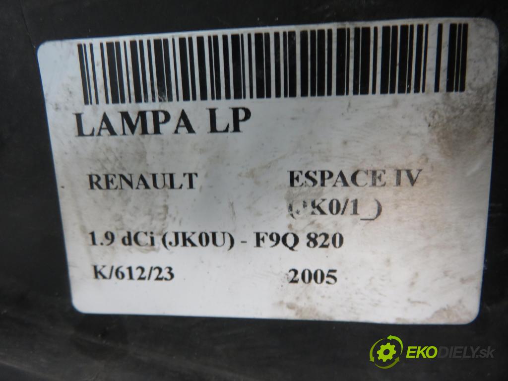 RENAULT ESPACE IV (JK0/1_) MINIVAN 2005 1870,00 Lampy przednie 1870,00 Svetlo LP 