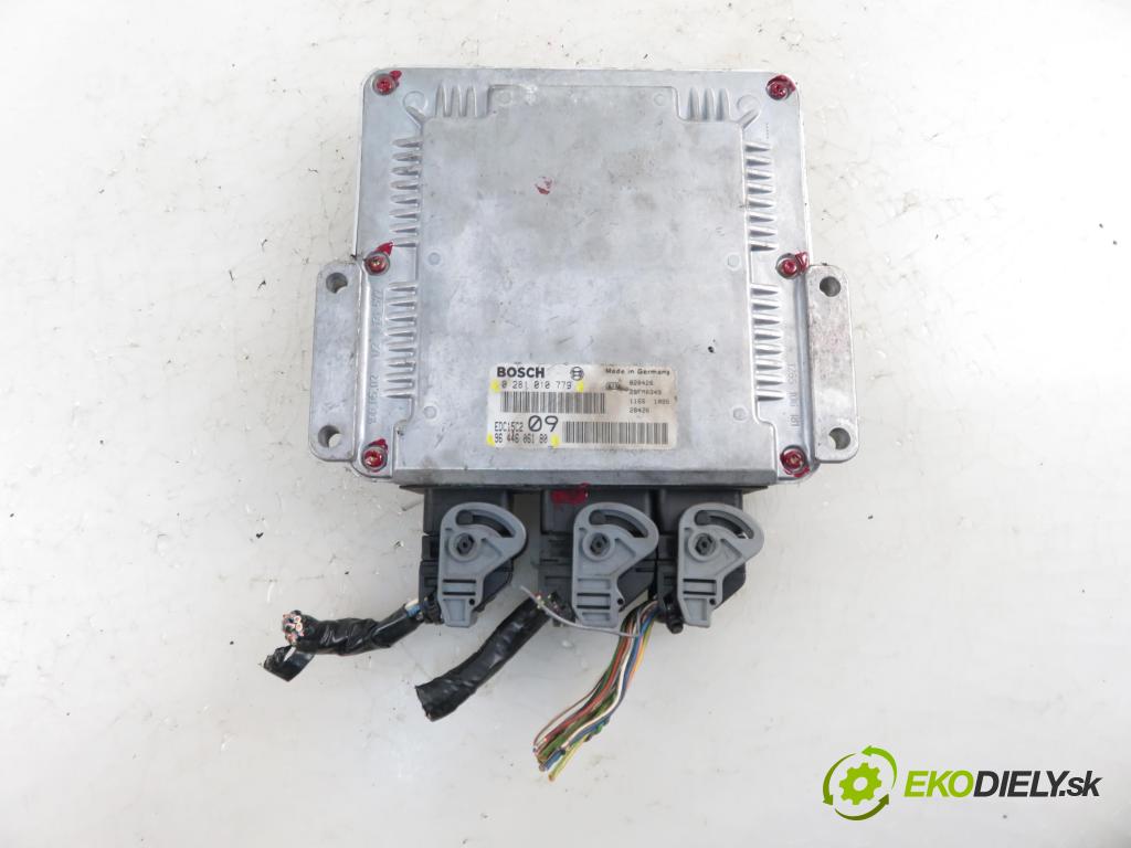 PEUGEOT 307 (3A/C) HB 2002 1997,00 Sterowniki silnika 1997,00 Riadiaca jednotka Motor 9644606180; 0281010779