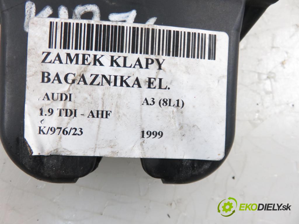 AUDI A3 (8L1) HB 1999 1896,00 Zamki 1896,00 zámok dveří kufr MAN: 8L0827505E
