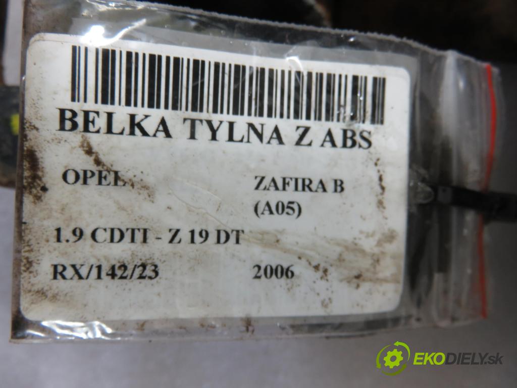 OPEL ZAFIRA B (A05) MINIVAN 2006 88,00 1.9 CDTI 8V 120 - Z 19 DT 1910,00 výztuha zadní část ABS