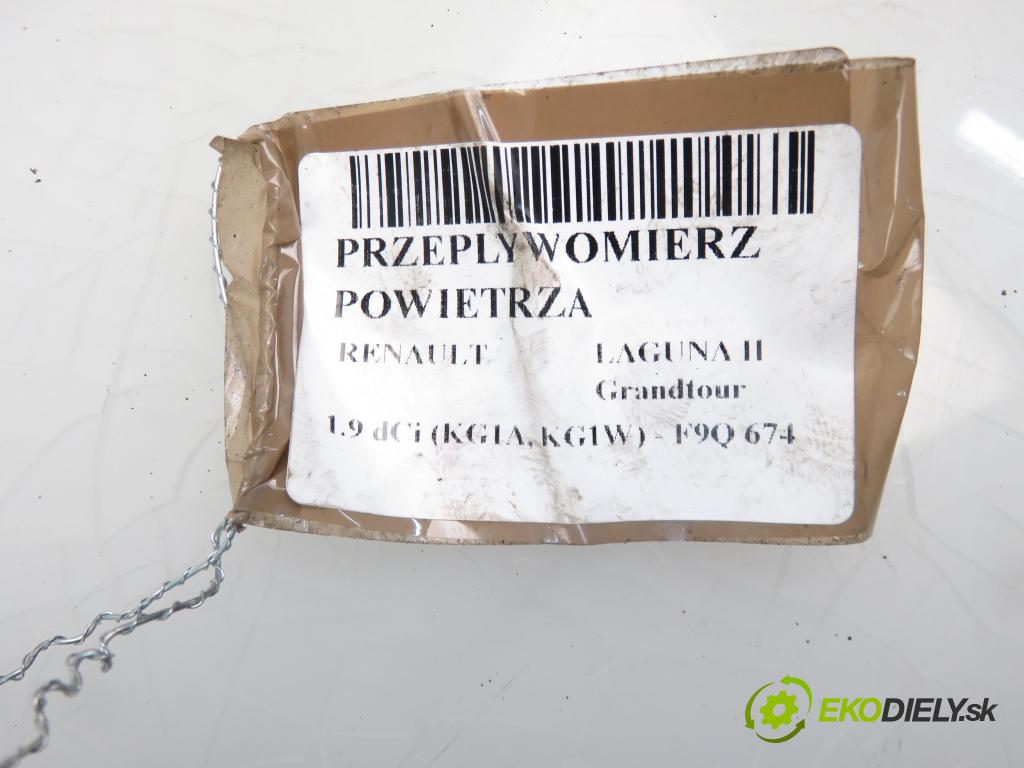 RENAULT LAGUNA II Grandtour (KG0/1_) KOMBI 2005 0,00 1.9 dCi (KG1A, KG1W) - F9Q 674 1870,00 váha vzduchu vzduchu 5WK9609 ; H7700314669 ; 7700314057