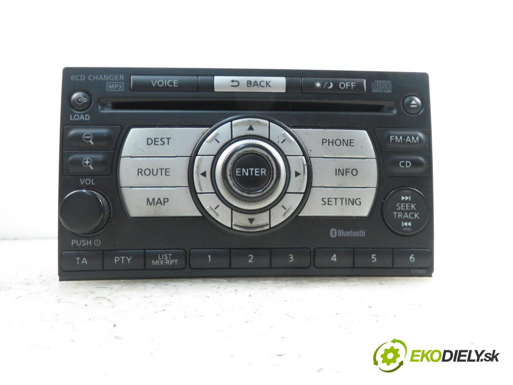 NISSAN QASHQAI / QASHQAI +2 I (J10, JJ10) SUV 2007 1461,00 Radioodtwarzacze 1461,00 RADIO CD 28185JG400