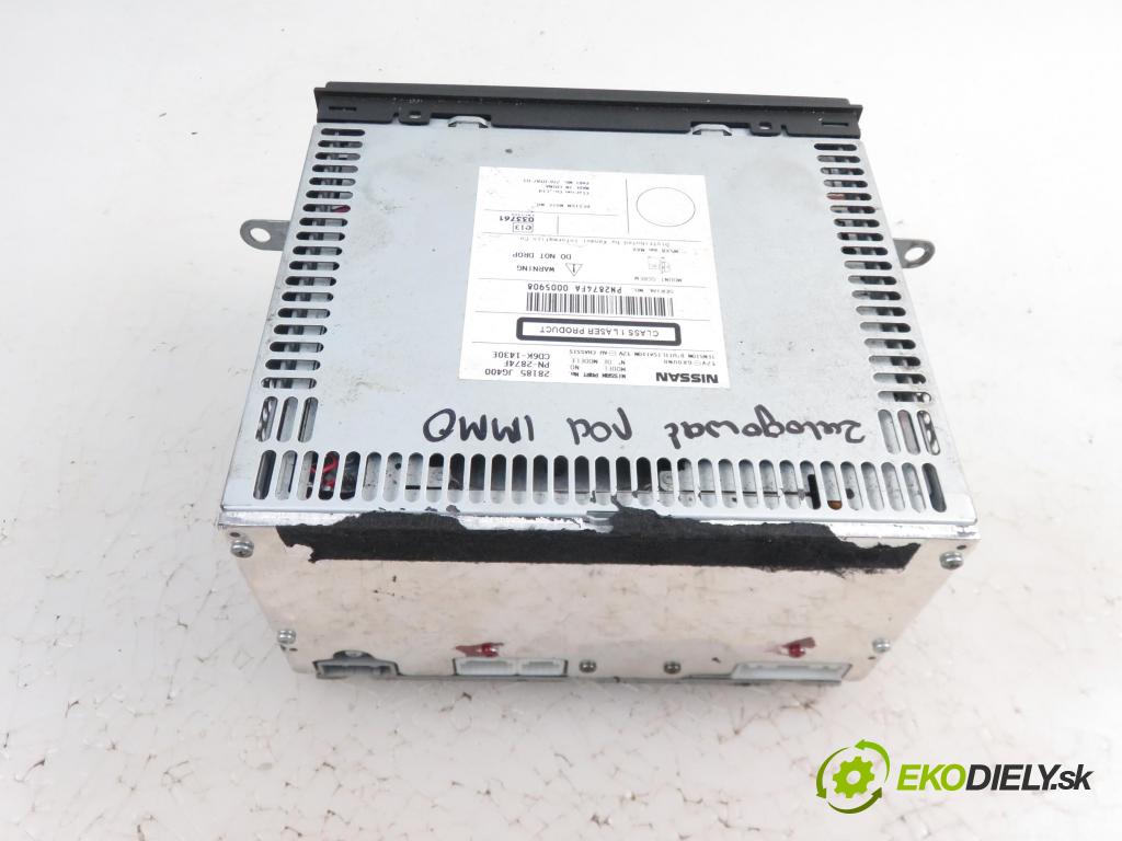 NISSAN QASHQAI / QASHQAI +2 I (J10, JJ10) SUV 2007 1461,00 Radioodtwarzacze 1461,00 RADIO CD 28185JG400