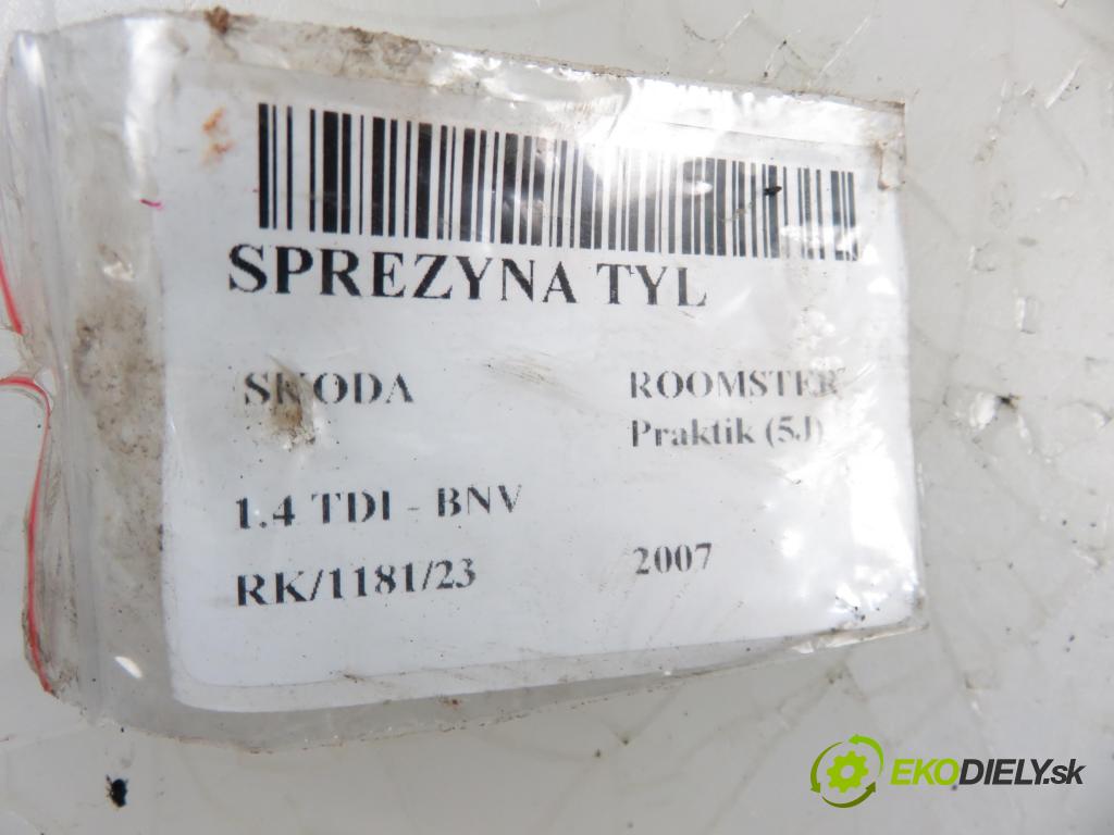 SKODA ROOMSTER Praktik (5J) FURGON 2007 1422,00 Sprężyny zawieszenia 1422,00 Pružina ZADNÉ: