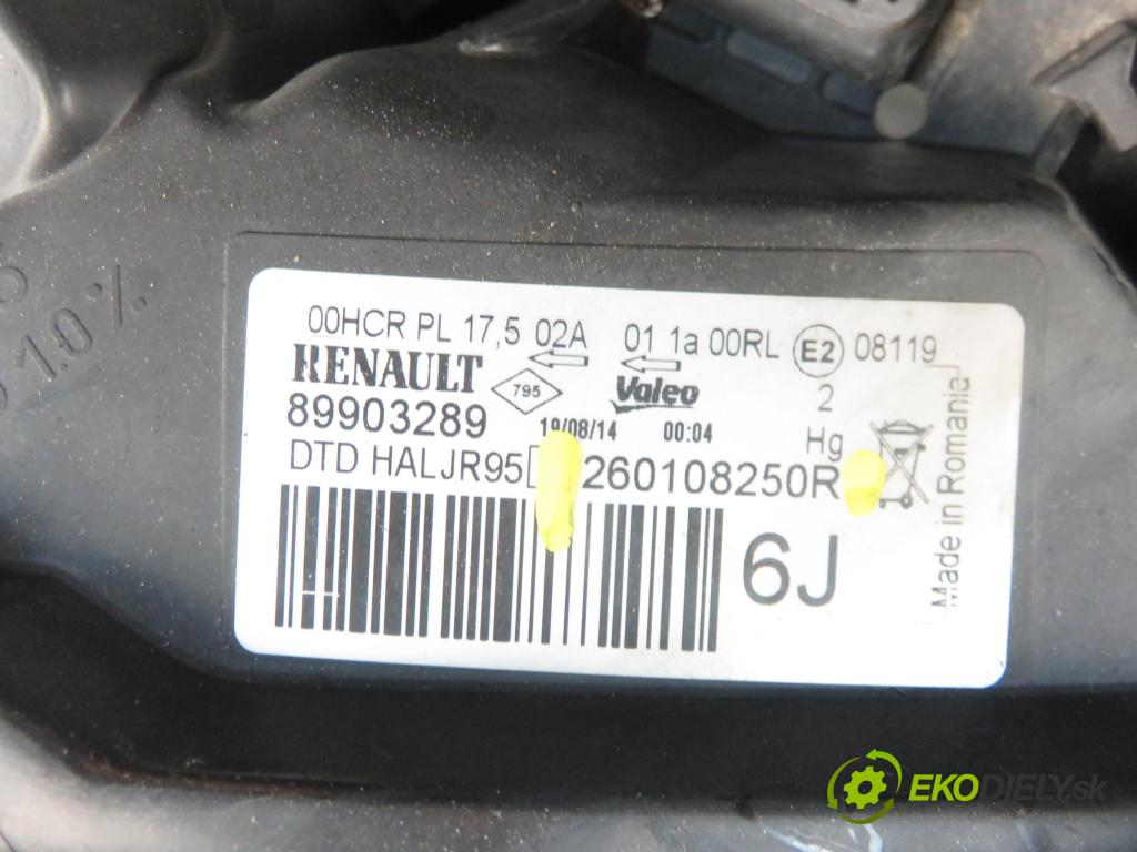 RENAULT GRAND SCENIC III (JZ0/1_) MINIVAN 2009 1397,00 Lampy przednie 1397,00 Svetlo PP 260108250R