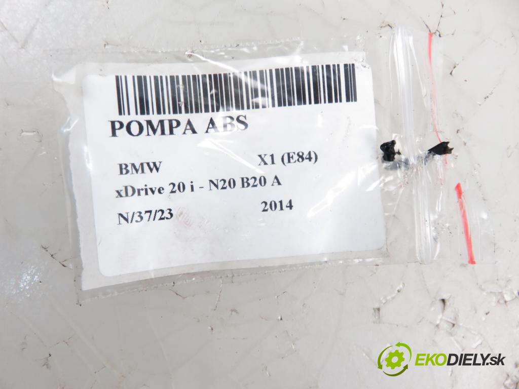 BMW X1 (E84) CROSSOVER 2014 1997,00 Sterowniki ABS 1997,00 Pumpa ABS 6791272 ; 0265239288 ; 0265951973 (Pumpy ABS)
