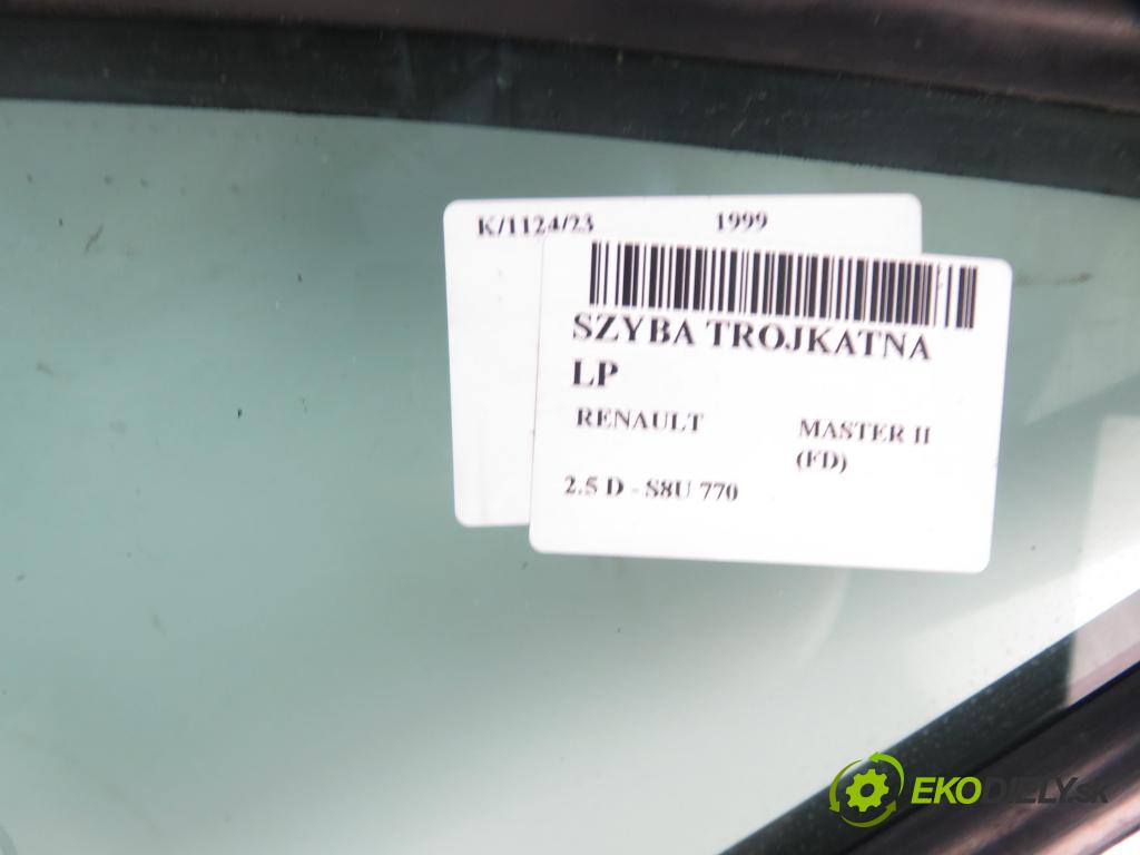 RENAULT MASTER II Skrzynia (FD) BUS 1999 2499,00 Boczne (drzwi) 2499,00 Okno TROJUHOLNÍKÝ LP
