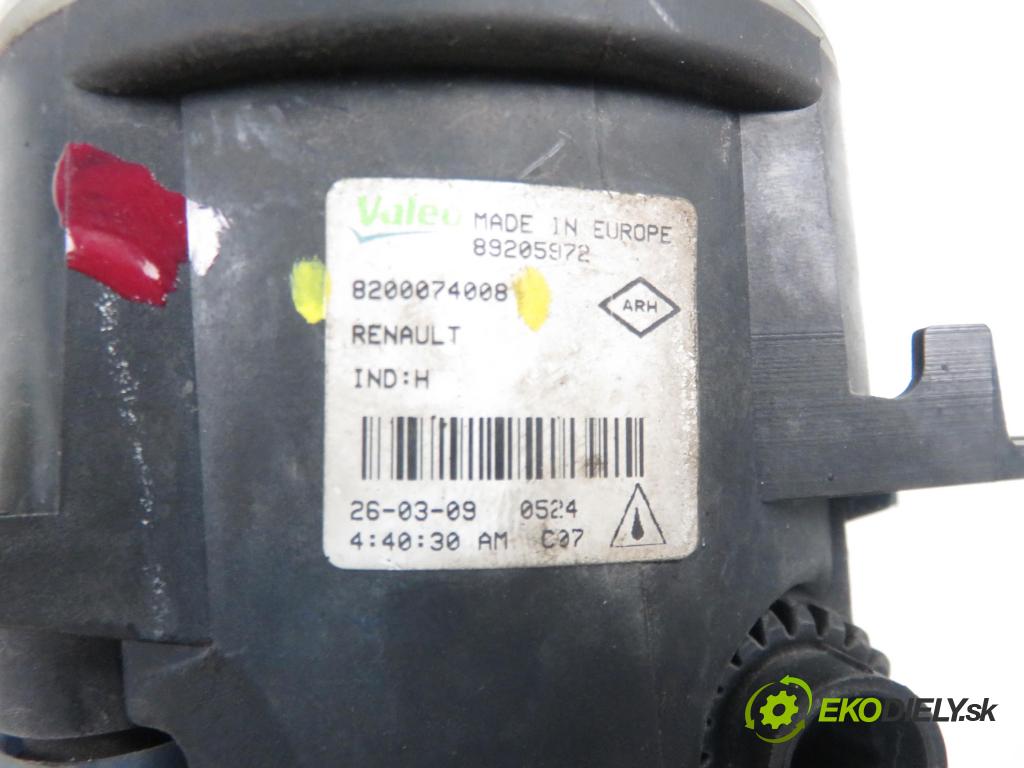 RENAULT GRAND SCENIC III (JZ0/1_) MINIVAN 2009 1397,00 Lampy przeciwmgielne 1397,00 hmlové svetlo, hmlovka L 8200074008