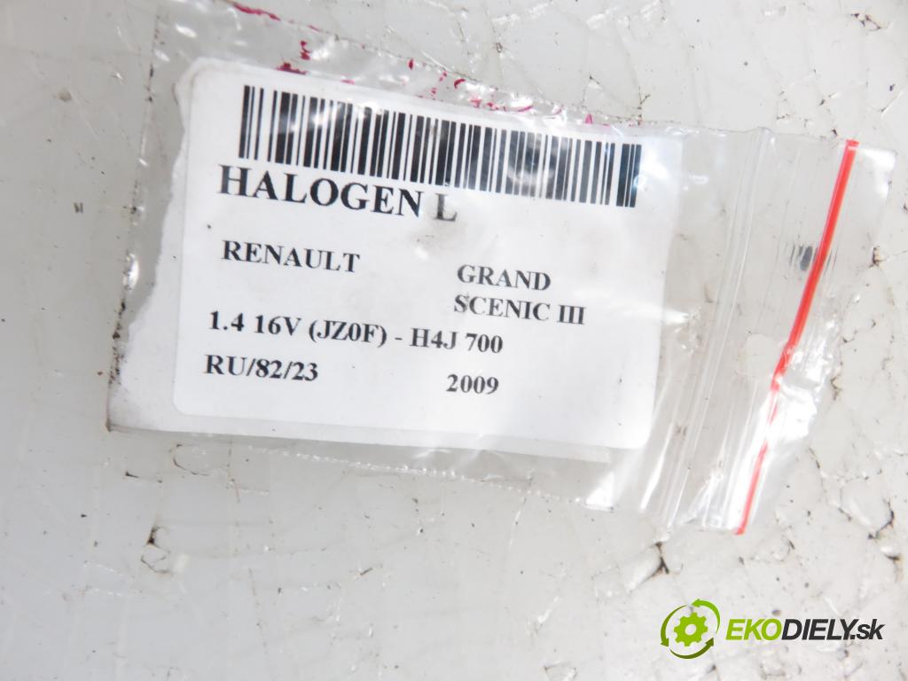 RENAULT GRAND SCENIC III (JZ0/1_) MINIVAN 2009 1397,00 Lampy przeciwmgielne 1397,00 hmlové svetlo, hmlovka L 8200074008