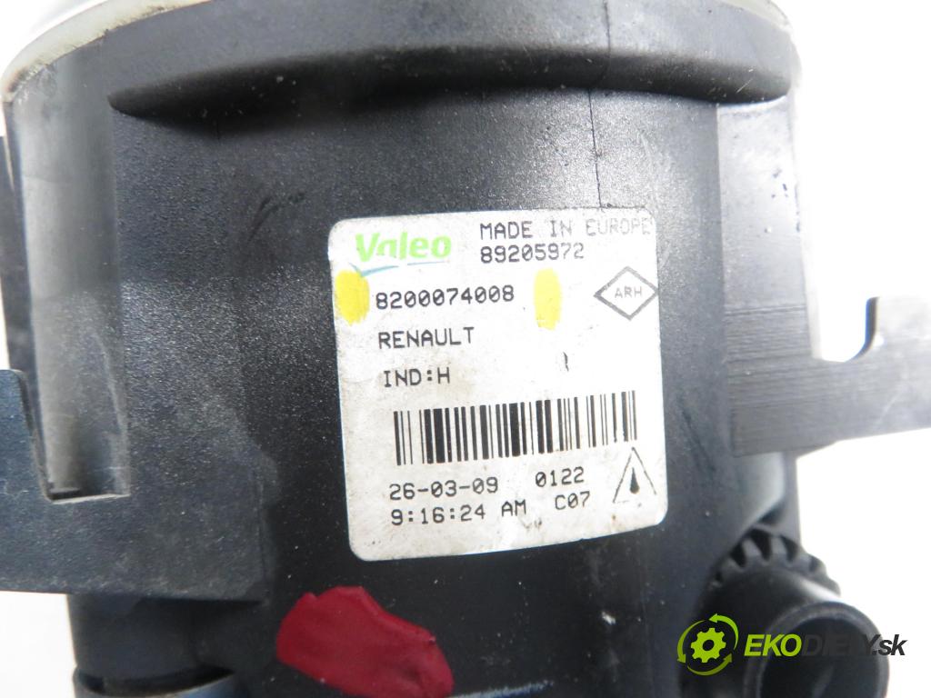 RENAULT GRAND SCENIC III (JZ0/1_) MINIVAN 2009 1397,00 Lampy przeciwmgielne 1397,00 hmlové svetlo, hmlovka P 8200074008