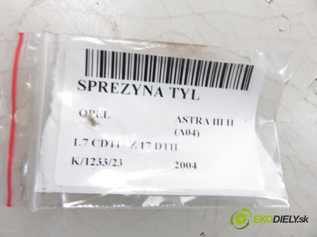 OPEL ASTRA H (A04) HB 2004 1686,00 Sprężyny zawieszenia 1686,00 Pružina ZADNÉ: