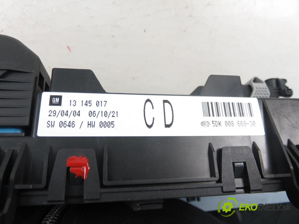 OPEL ASTRA H (A04) HB 2004 1686,00 Skrzynki bezpieczników 1686,00 MODUL BSI 13145017