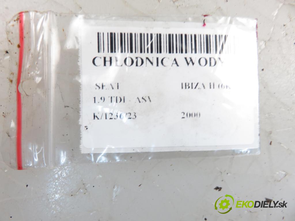 SEAT IBIZA II (6K1) HB 2000 81,00 1.9 TDI 110 - ASV 1896,00 chladič vody