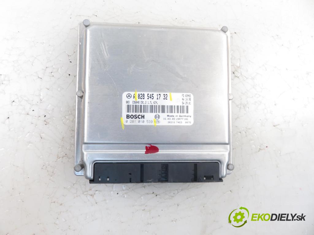 MERCEDES-BENZ VANEO (414) MINIVAN 2003 1689,00 Sterowniki silnika 1689,00 Riadiaca jednotka Motor 0285451732 ; 0281010539