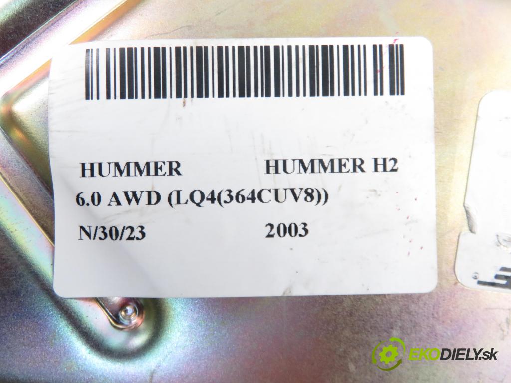 HUMMER HUMMER H2 SUV 2003 5964,00 Wzmacniacze 5964,00 Zosilňovač 15188461 (Zosilňovače)