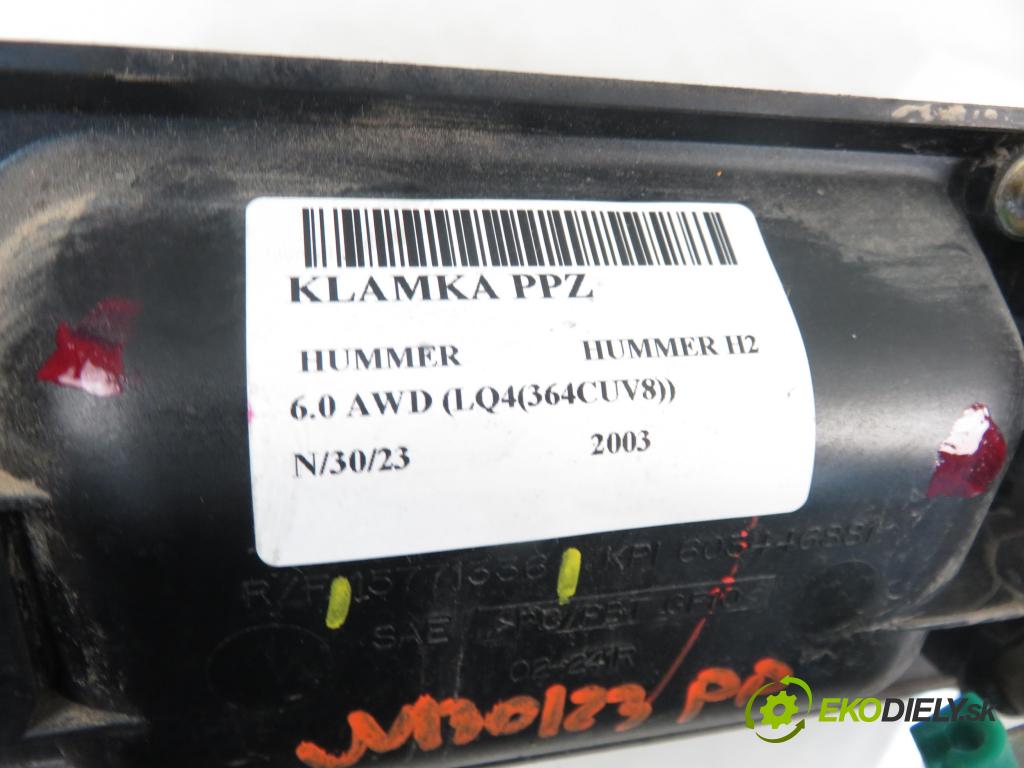 HUMMER HUMMER H2 SUV 2003 5964,00 Klamki zewnętrzne 5964,00 Kľučka 15771336