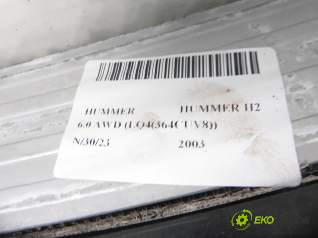 HUMMER HUMMER H2 SUV 2003 5964,00 Parowniki 5964,00 Výhrevné teleso, radiátor kúrenia klimatizácie