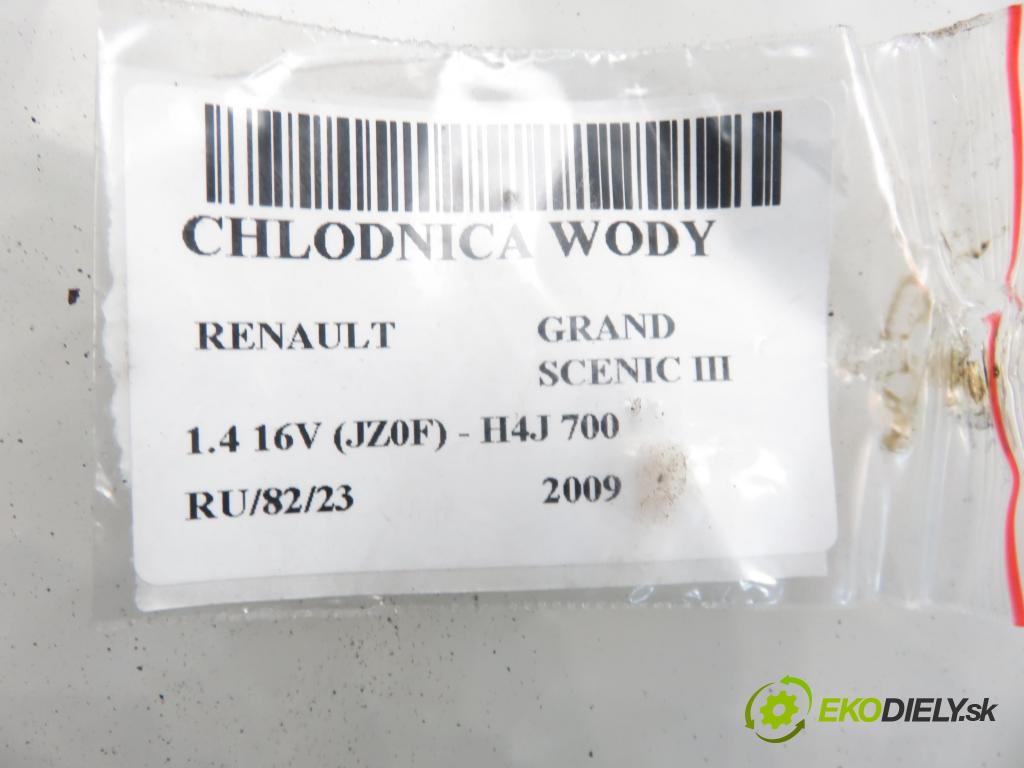 RENAULT GRAND SCENIC III (JZ0/1_) MINIVAN 2009 1397,00 Chłodnice wody 1397,00 chladič vody 214100002R