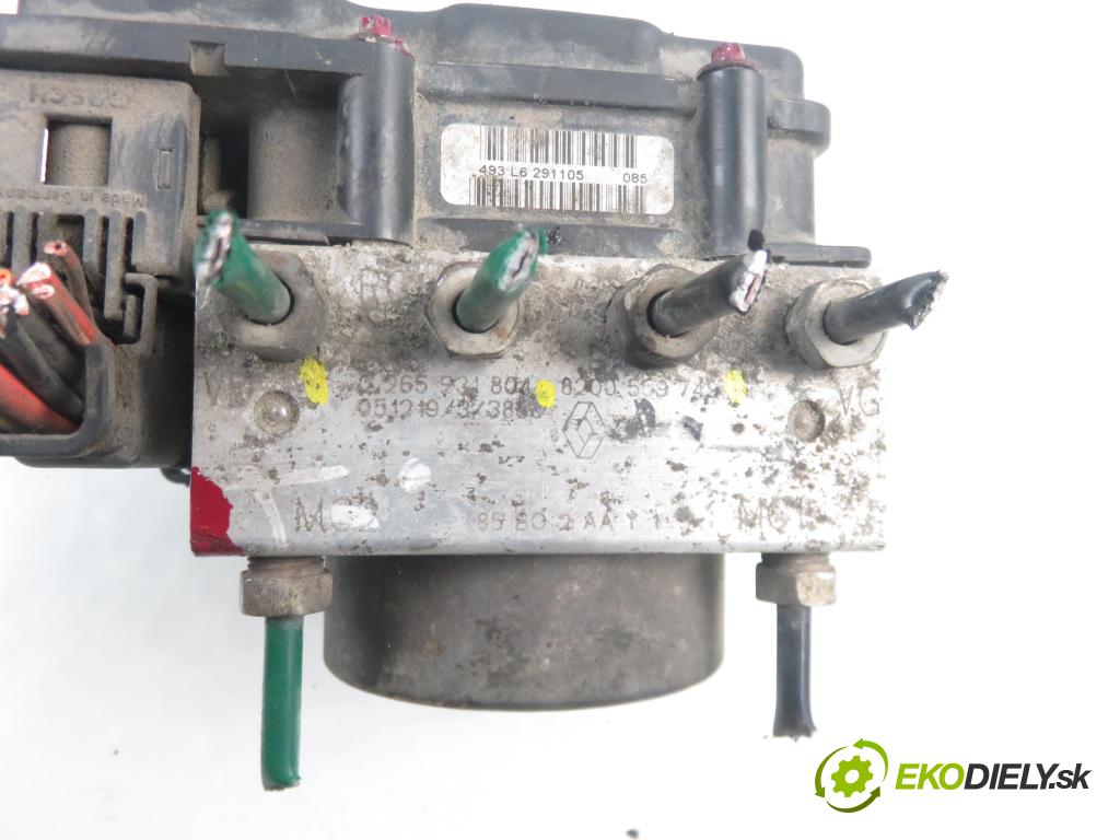 RENAULT CLIO III (BR0/1, CR0/1) HB 2006 1461,00 Sterowniki ABS 1461,00 Pumpa ABS 0265800559 ; 0265231804 ; 8200559749 (Pumpy ABS)