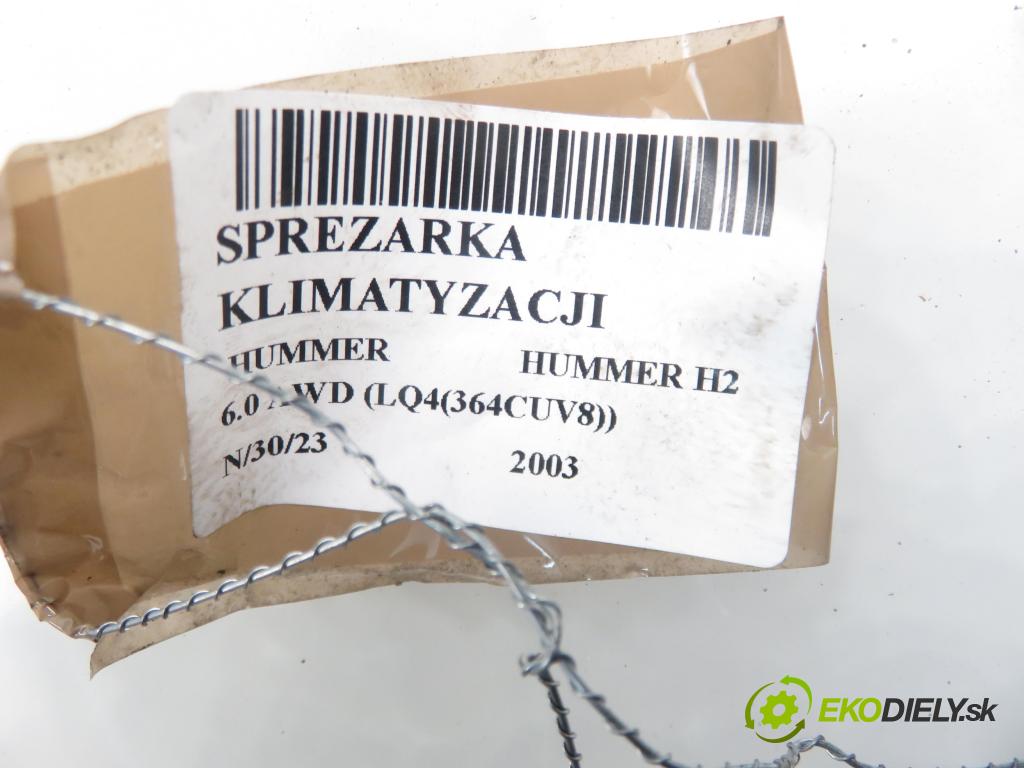 HUMMER HUMMER H2 SUV 2003 5964,00 Kompresory klimatyzacji 5964,00 KOMPRESOR: klimatizace 4472204411 (Kompresory)