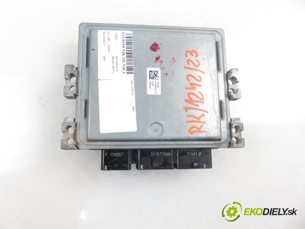 FORD MONDEO IV Turnier (BA7) KOMBI 2007 1997,00 Sterowniki silnika 1997,00 Riadiaca jednotka Motor 7G9112A650UF ; 5WS40595FT