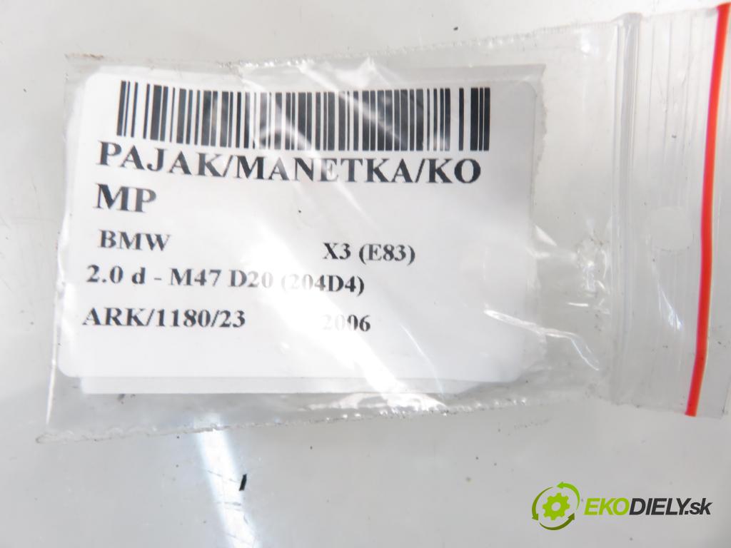 BMW X3 (E83) SUV 2006 110,00 2.0 d 150 - M47 D20 (204D4) 1995,00 páčka/prepínač 8377488 ; 8363668 ; 8363669