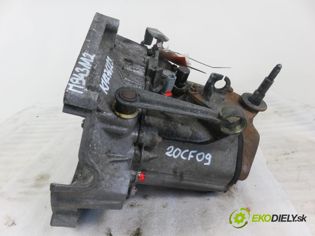 PEUGEOT 206 liftback (2A/C) HB 2002 55,00 1.4 75 - KFW 1360,00 Prevodovka MANUALNA 20CF09