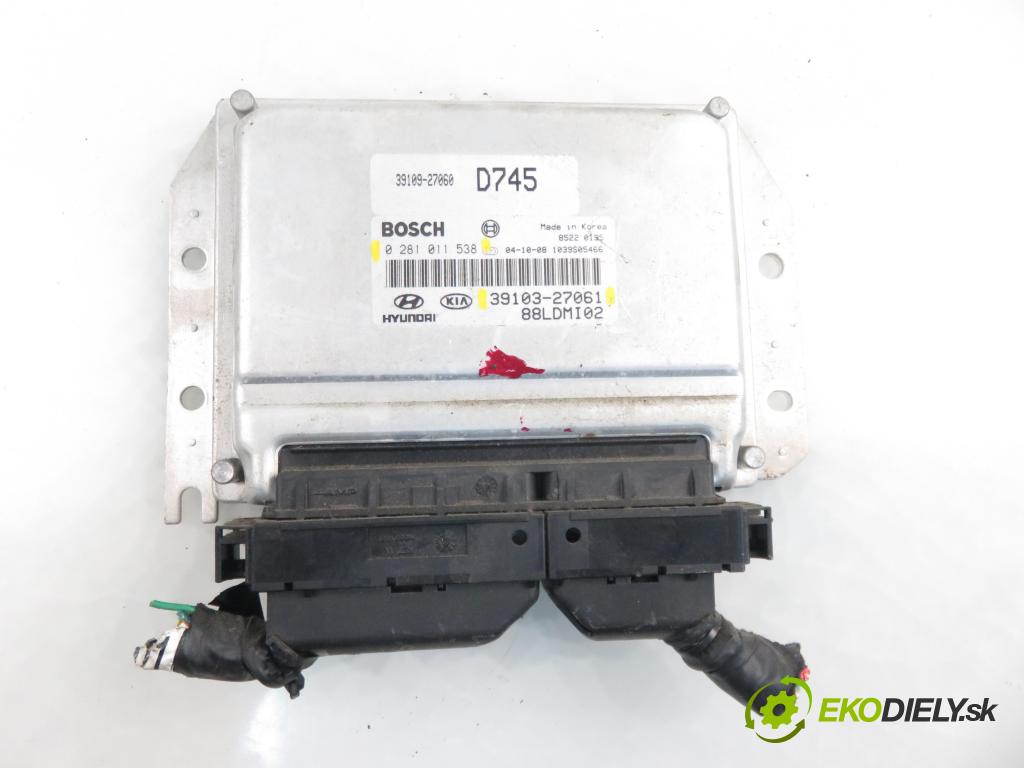KIA CERATO I liftback (LD) HB 2005 1991,00 Sterowniki silnika 1991,00 Riadiaca jednotka Motor 3910327061 ; 0281011538