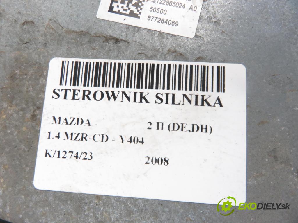MAZDA 2 (DE_, DH_) HB 2008 1399,00 Sterowniki silnika 1399,00 Riadiaca jednotka Motor 8V2112A650CC ; 5WS40585CT
