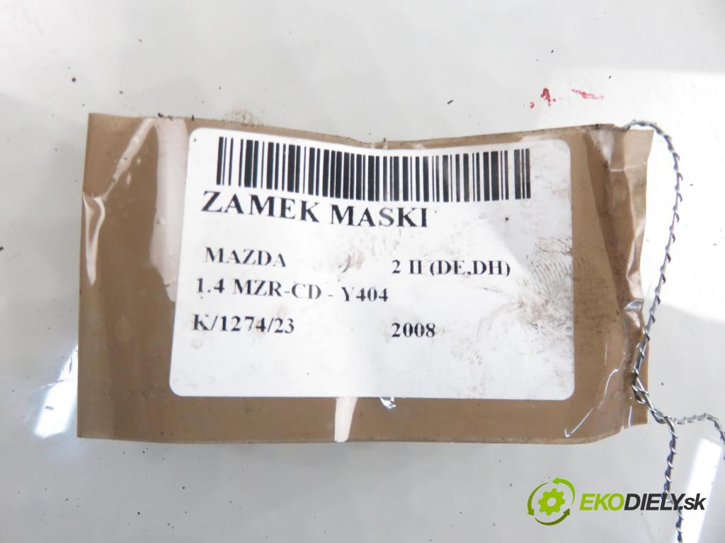 MAZDA 2 (DE_, DH_) HB 2008 1399,00 Zamki 1399,00 zámok kapoty