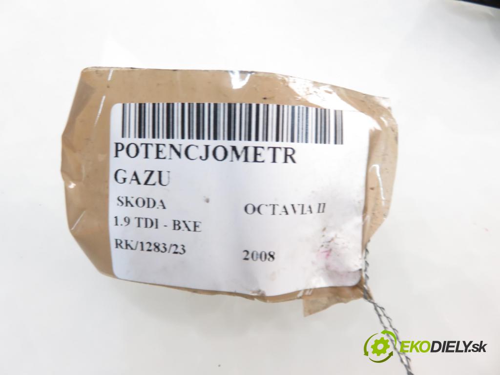 SKODA OCTAVIA II (1Z3) LIFTBACK 2008 1896,00 Pozostałe 1896,00 Potenciometer plynového pedálu 1K1721503P (Pedále)