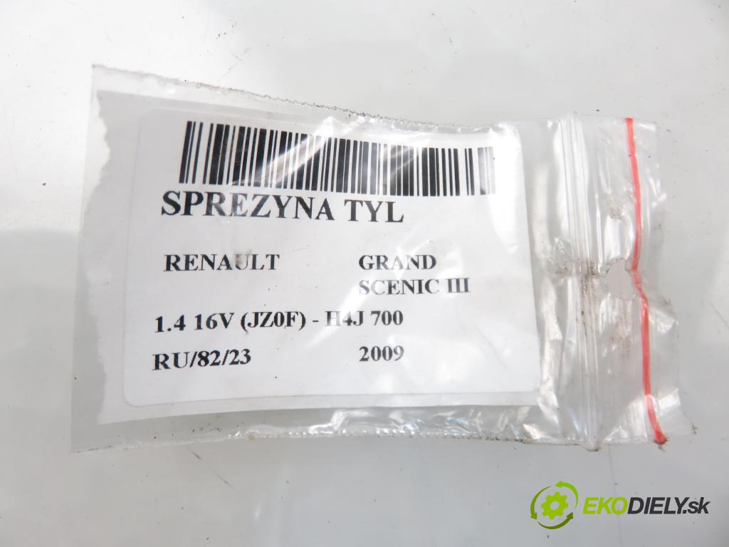 RENAULT GRAND SCENIC III (JZ0/1_) MINIVAN 2009 1397,00 Sprężyny zawieszenia 1397,00 Pružina ZADNÉ: