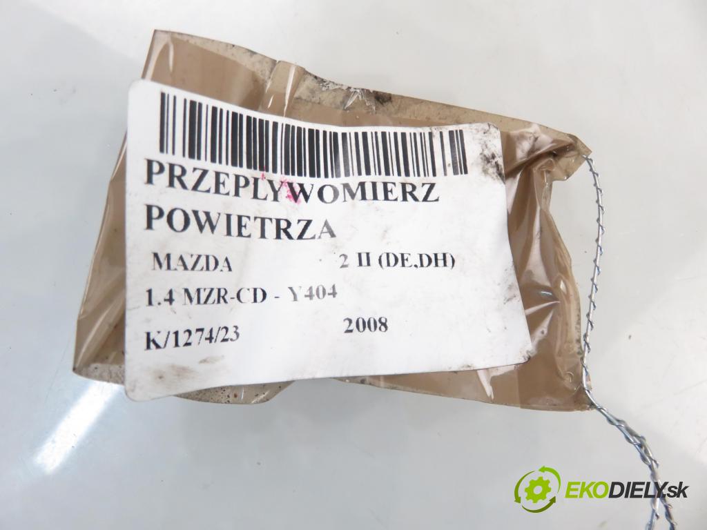 MAZDA 2 (DE_, DH_) HB 2008 1399,00 Przepływomierze 1399,00 váha vzduchu vzduchu 5WK97004 ; 9647144080