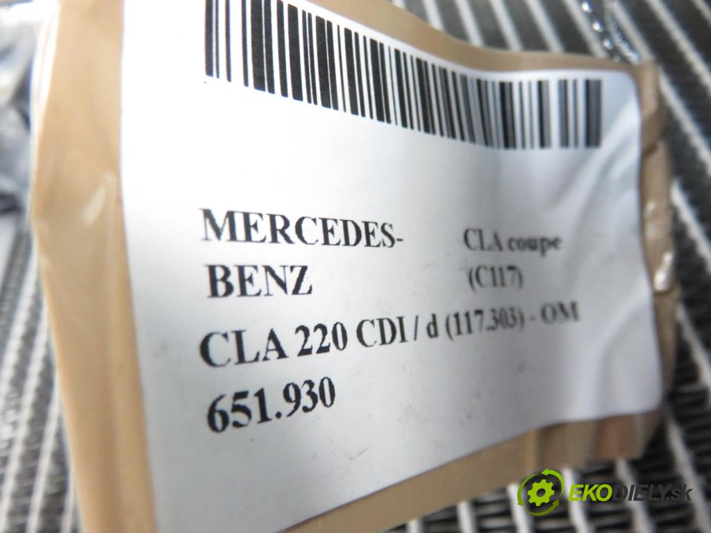 MERCEDES-BENZ CLA coupe (C117) COUPE 2013 2143,00 Parowniki 2143,00 Výhrevné teleso, radiátor kúrenia klimatizácie CZ116577140