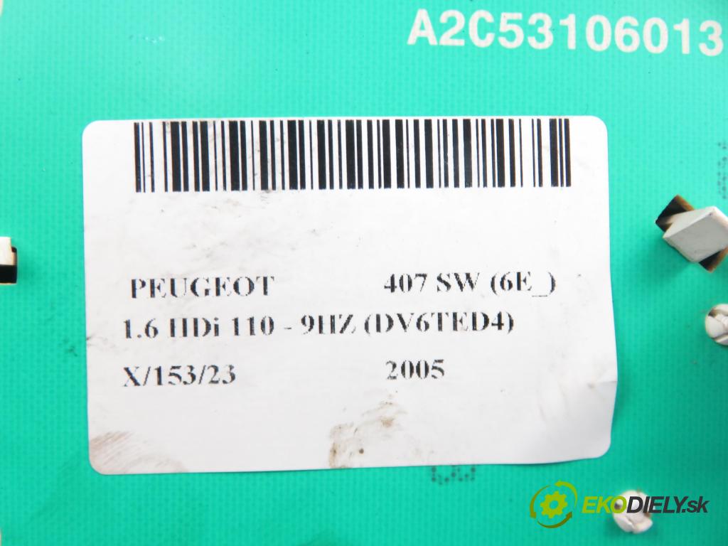 PEUGEOT 407 SW (6E_) KOMBI 2005 1560,00 Liczniki, zegary 1560,00 Prístrojovka elektrický 9664690380 ; A2C53282360