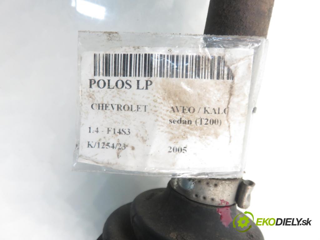 CHEVROLET AVEO / KALOS sedan (T200) SEDAN 2005 1399,00 Półosie 1399,00 Poloos LP