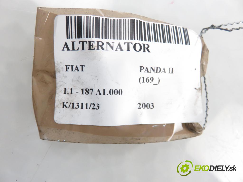 FIAT PANDA (169_) HB 2003 1108,00 Alternatory kompletne 1108,00 Alternátor  (Alternátory)