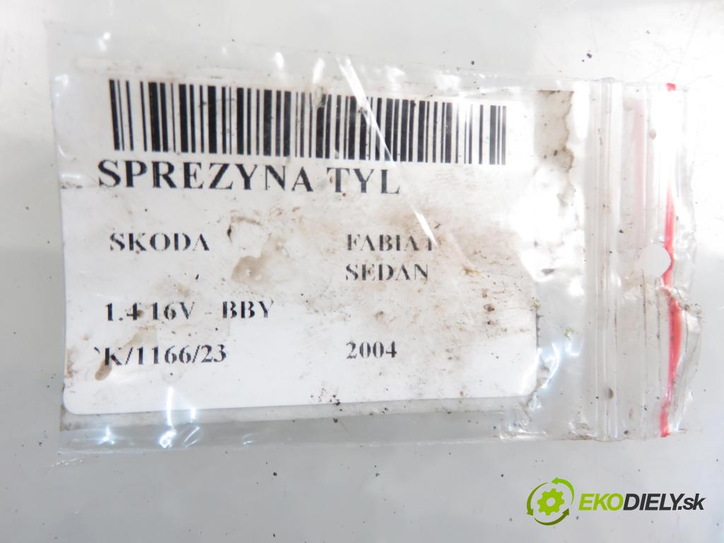 SKODA FABIA I SEDAN (6Y3) SEDAN 2004 1390,00 Sprężyny zawieszenia 1390,00 Pružina ZADNÉ: