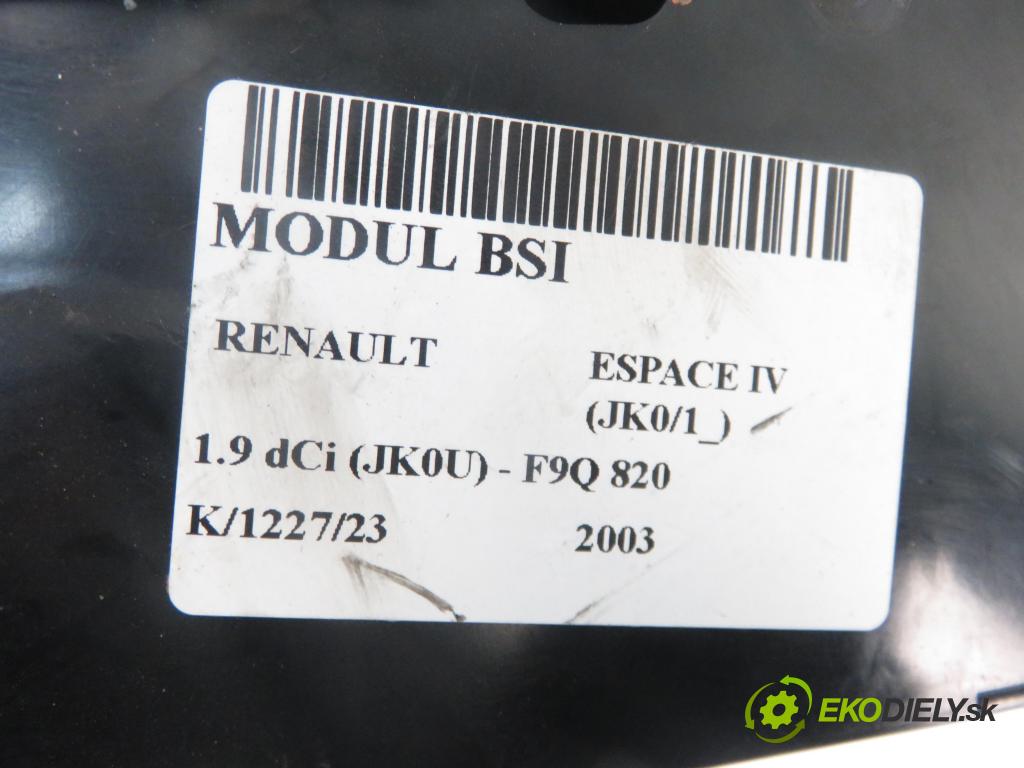 RENAULT ESPACE IV (JK0/1_) MINIVAN 2003 1870,00 Skrzynki bezpieczników 1870,00 MODUL BSI 8200316856G ; 8200283812