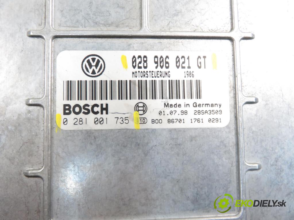 VW SHARAN (7M8, 7M9, 7M6) MINIVAN 1998 1896,00 Sterowniki silnika 1896,00 řídící jednotka motora 028906021GT ; 0281001735