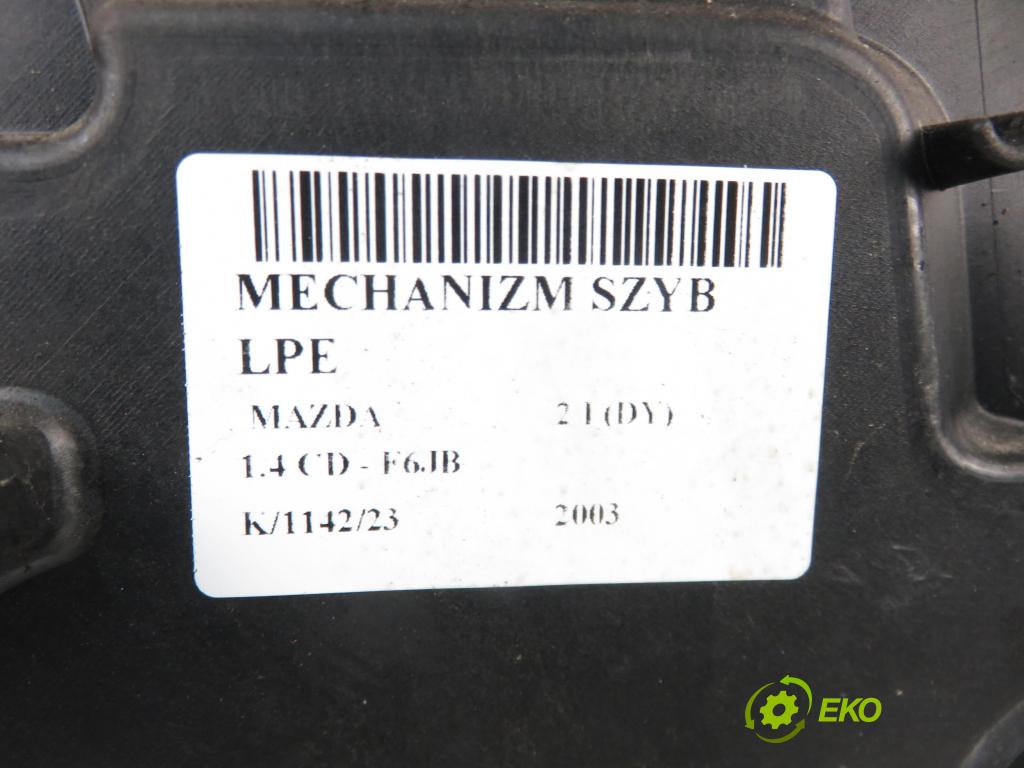 MAZDA 2 (DY) HB 2003 50,00 1.4 CD - F6JB 1399,00 Mechanizmus okien 3M71A045H17A