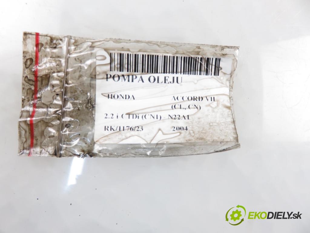 HONDA ACCORD VII (CL, CN) SEDAN 2004 2204,00 Pompy oleju 2204,00 pumpa oleje  (Olejové pumpy)