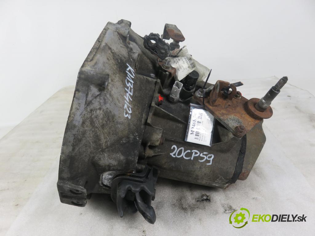 PEUGEOT 206 SW (2E/K) KOMBI 2006 50,00 1.4 HDi - 8HX (DV4TD) 1398,00 Prevodovka MANUALNA 20CP59