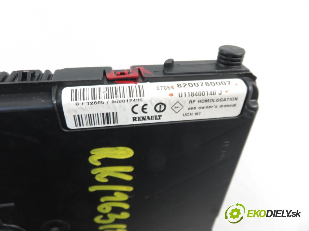 RENAULT SCENIC II (JM0/1_) MINIVAN 2007 82,00 1.6 16V (JM1R) 112 - K4M 766 1598,00 MODUL BSI 8200780007 ; U118400140J