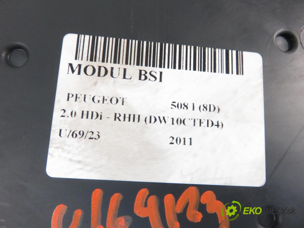 PEUGEOT 508 I (8D_) SEDAN 2011 120,00 2.0 HDi - RHH (DW10CTED4) 1997,00 MODUL BSI S180121005G ; 9664992380