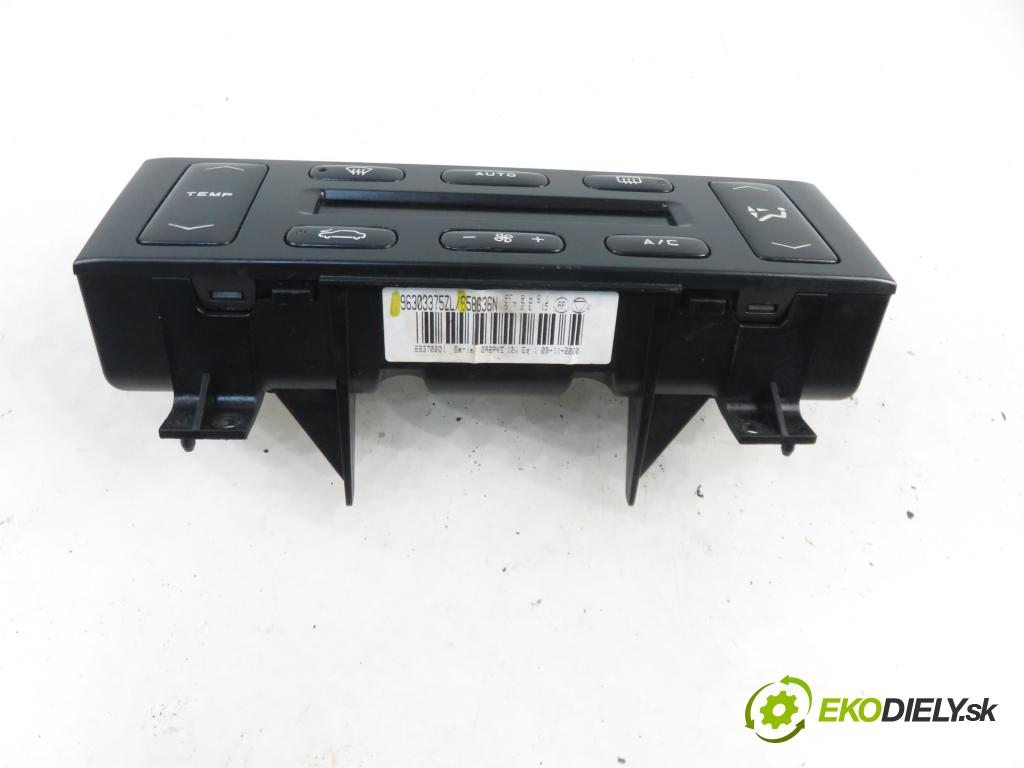 PEUGEOT 406 Break (8E/F) KOMBI 2000 100,00 2.0 16V 136 - RFN (EW10J4) 1997,00 Panel kúrenia KLIMATRONIK 96303375ZL