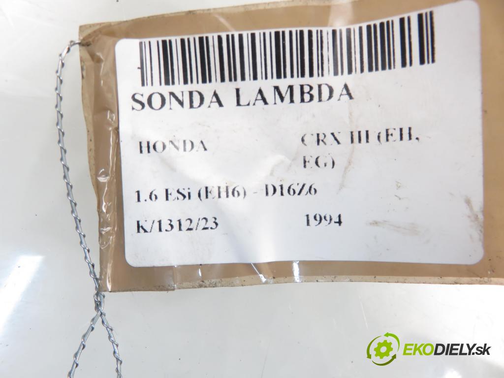 HONDA CRX III (EH, EG) TARGA TOP 1994 92,00 1.6 ESi (EH6) 125 - D16Z6 1590,00 sonda lambda 0655002730 (Lambda sondy)