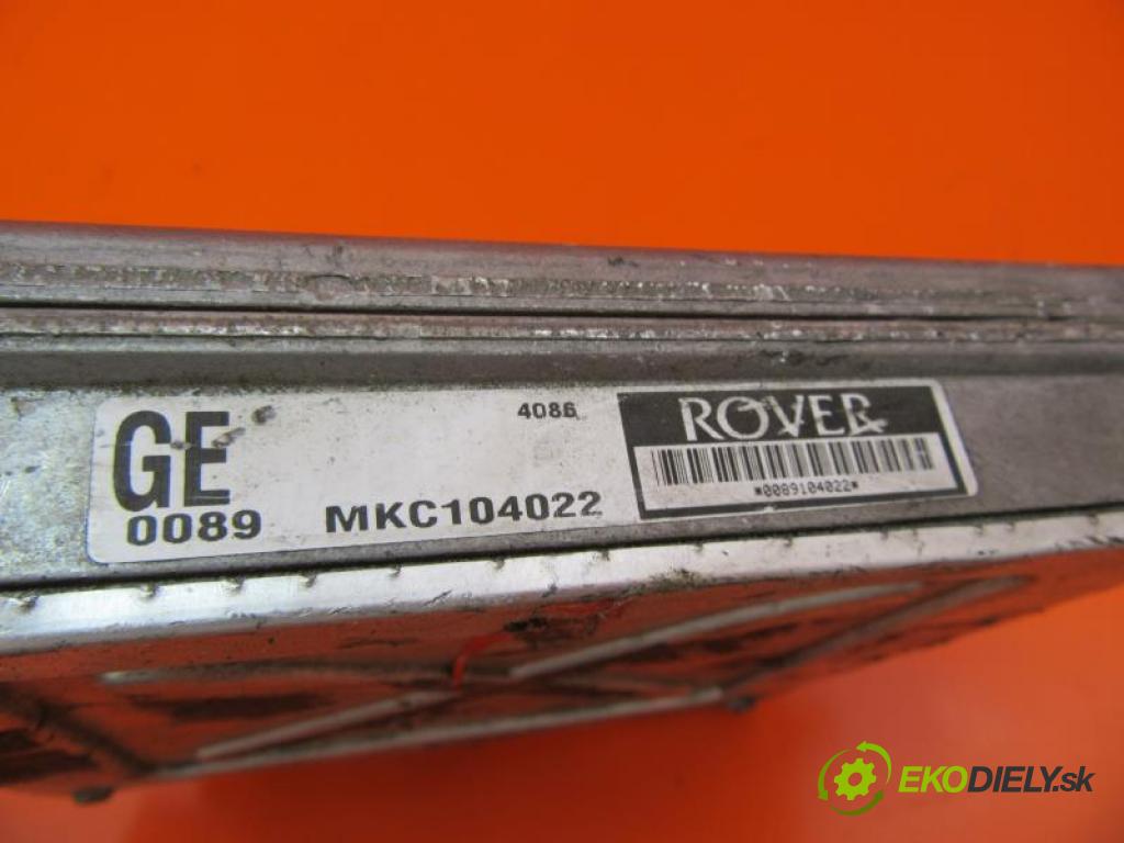 ROVER 200 III (RF) 1.4 16V 214 SI 14 K4F manual 5 - stupňová 76 kW 103 km  Riadiaca jednotka Motor MKC104022