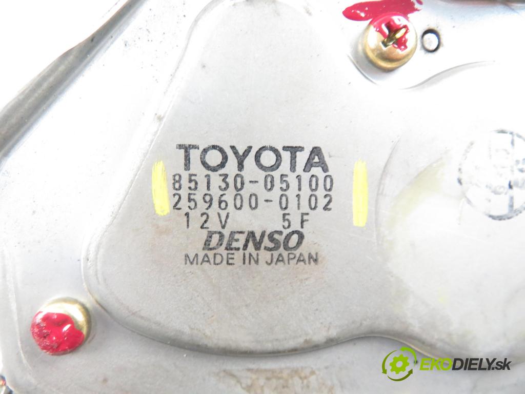 TOYOTA AVENSIS Kombi (_T25_) KOMBI 2004 85,00 2.0 D-4D 116 - 1CD-FTV 1995,00 motorek stěrače ZADNÍ: 8513005100 ; 2596000102