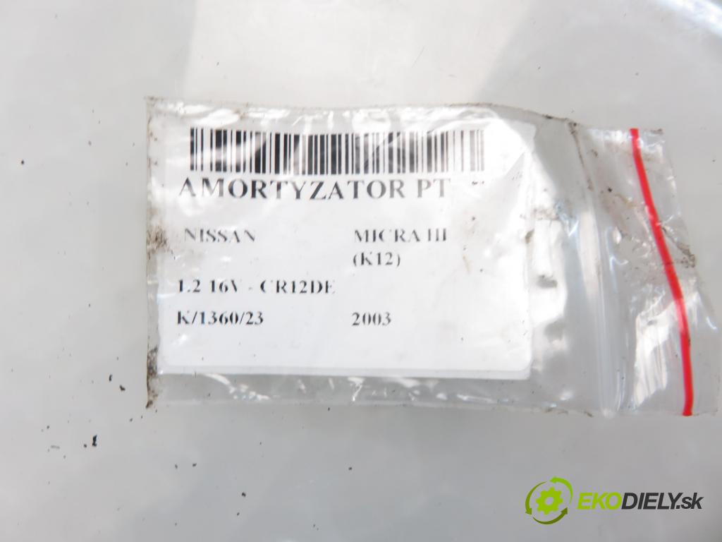 NISSAN MICRA III (K12) HB 2003 59,00 1.2 16V - CR12DE 1240,00 Tlmič pravé zadné